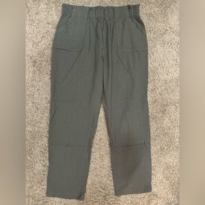 SHEIN linen pants Olive green